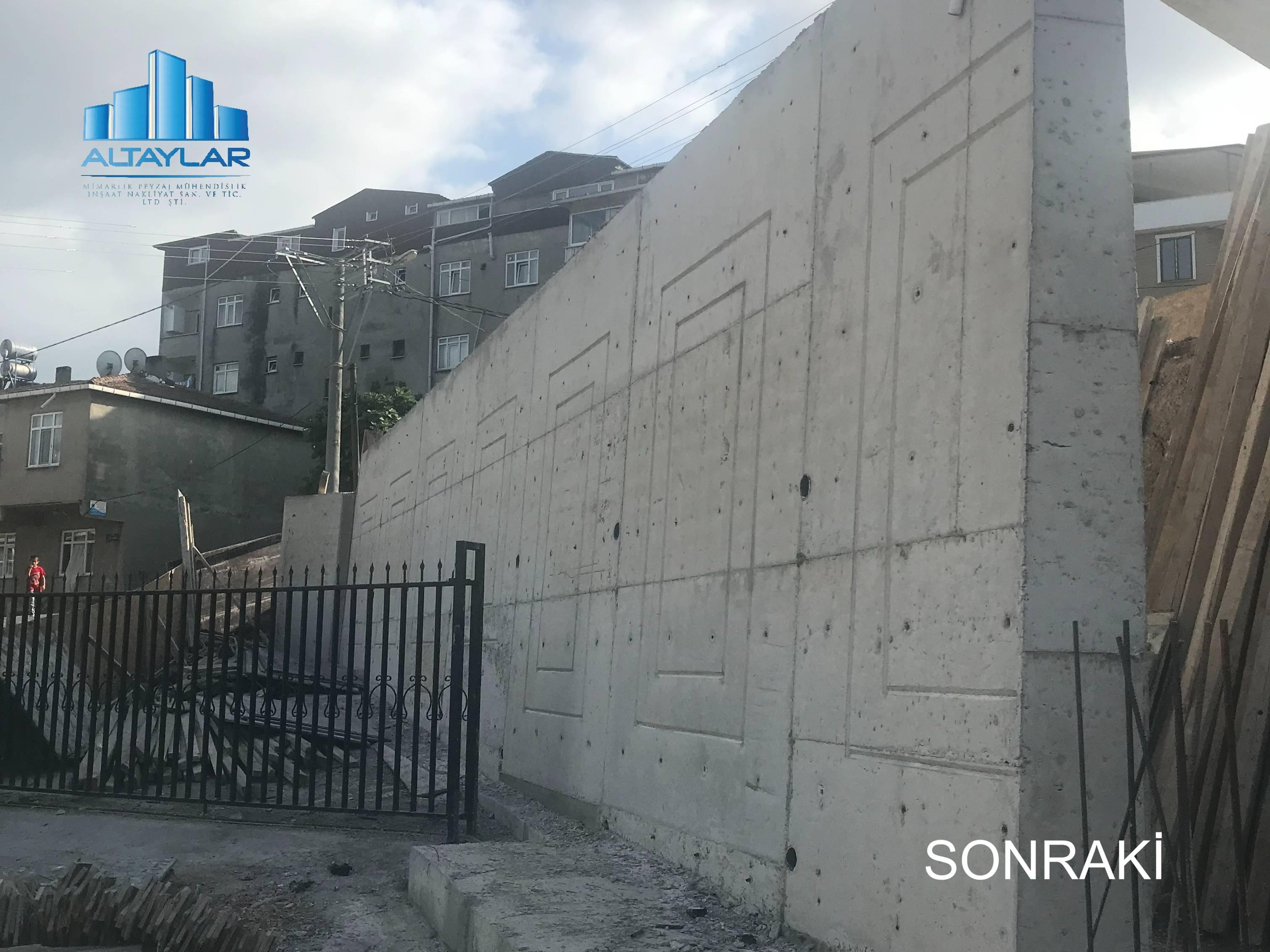 DİLOVASI İLKOKULU YIKILAN NDUVAR İYİLEŞTİRİLMESİ