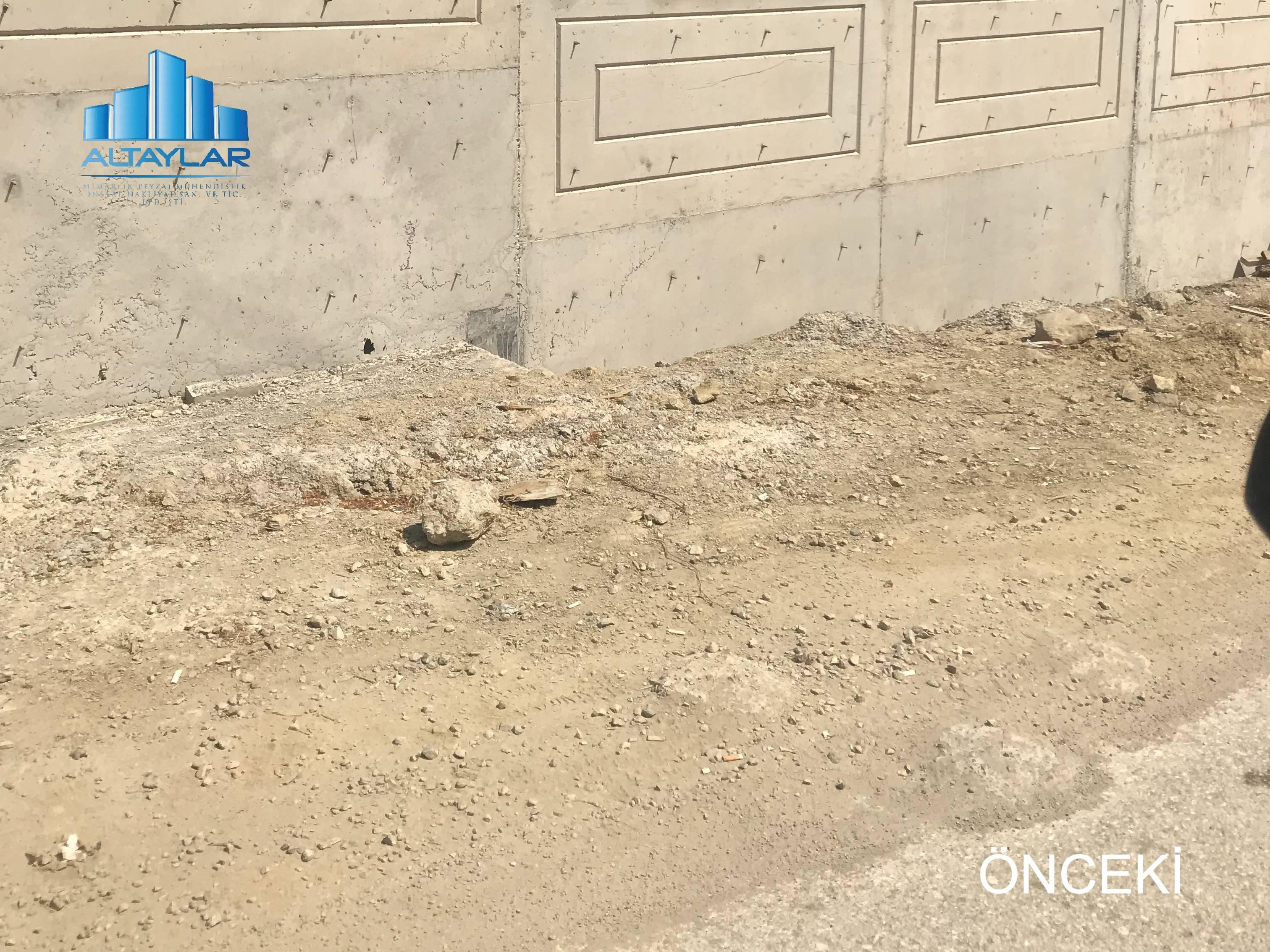 DİLOVASI İLKOKULU YIKILAN NDUVAR İYİLEŞTİRİLMESİ